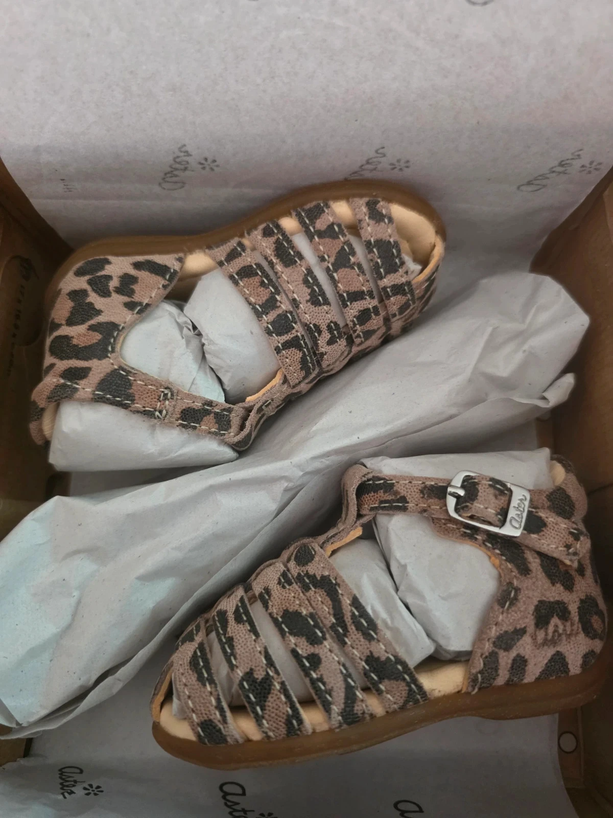 Aster - Ofilie shoes - leopard beige size 17 – photo 3